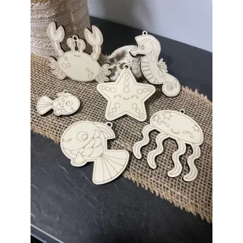 Ahşap Boyama Sevimli Hayvanlar 4