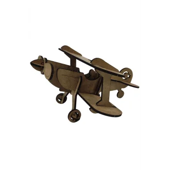 Ahşap Uçak Boyama Seti – 3D Demonte Boyanabilir Ahşap Uçak