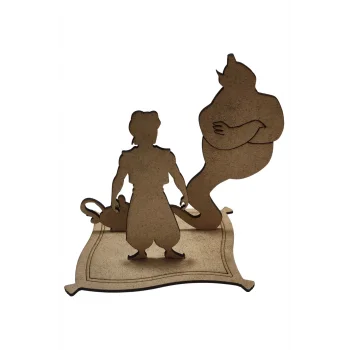 Aladdin’in Lambasının Cini – mdf Ahşap Boyama ve Dekoratif Etkinlik Seti