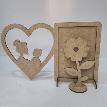 Anneler Günü Erkek Çocuk Çerçeve | Ahşap Boyama Atölye (TOPTAN)