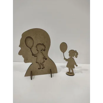 Atatürk ve Kız Çocuk Ahşap Boyama Seti – 23 Nisan Temalı (TOPTAN)