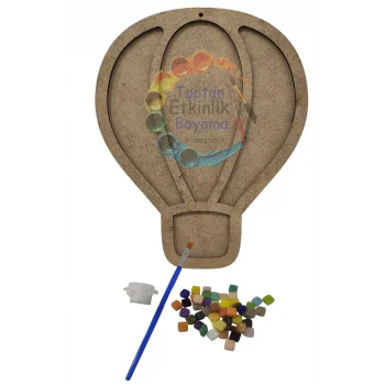 Balon Mozaik Yapma Seti | MDF Mozaik Taş Etkinlik Ürünü