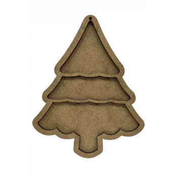 Çam Ağacı Mozaik Seti – Ahşap Mozaik Baz+ Mozaik (Toptan Etkinlik Ürünü)