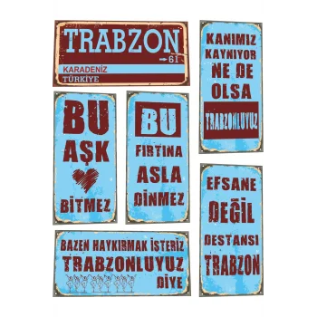 Dekoratif Tablo  Trabzon Spor