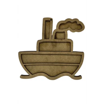 Gemi Mozaik Yapma Seti | MDF Mozaik Baz | Mozaik Taş Etkinlik Ürünü