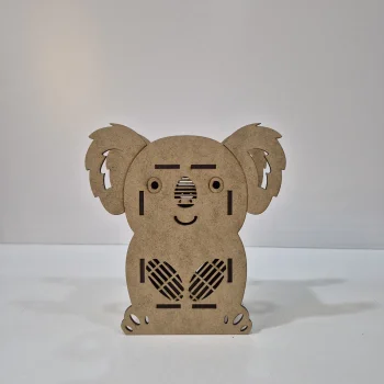 Koala Kumbara Ahşap Boyama Seti | Çocuklar İçin Eğitici MDF Etkinlik | Ahşap Kumbara (TOPTAN)