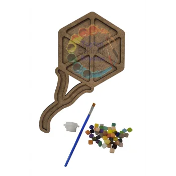 Uçurtma Mozaik Yapma Seti | MDF Mozaik Baz | Mozaik Taş Etkinlik Ürünü