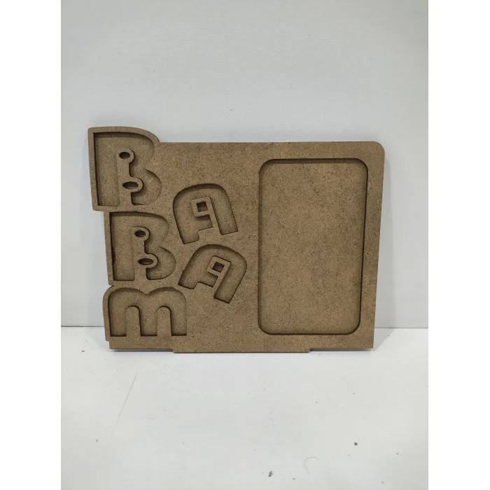 Babam Çerçeve Mozaik Seti – Babalar Günü Özel | MDF Mozaik Baz Mozaik Taş