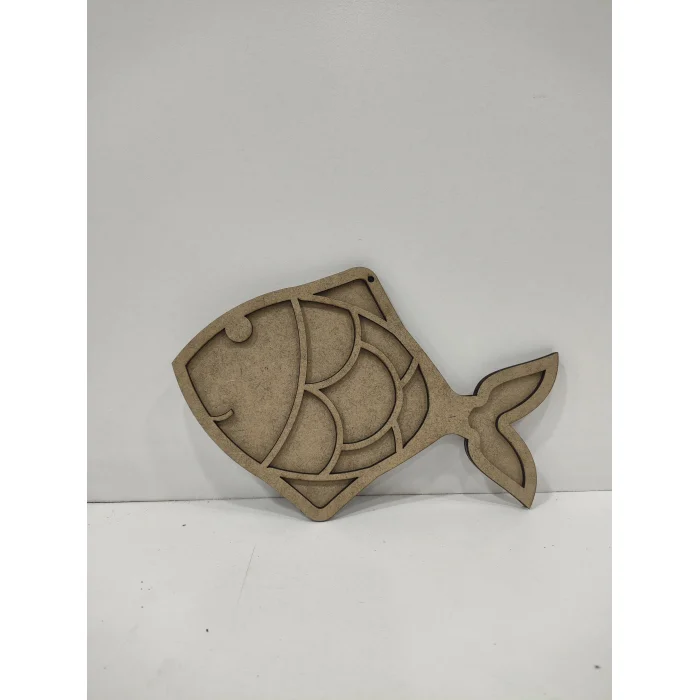 Balık Mozaik Yapma Seti | MDF Mozaik Baz | Mozaik Taş Etkinlik Ürünü