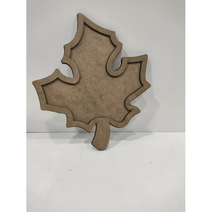 Çınar Yaprağı Mozaik Yapma Seti | MDF Mozaik Baz | Mozaik Taş Etkinlik Ürünü