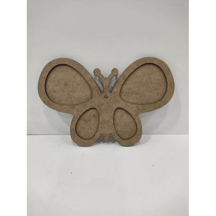 Kelebek Mozaik Yapma Seti | MDF Mozaik Baz | Mozaik Taş Etkinlik Ürünü