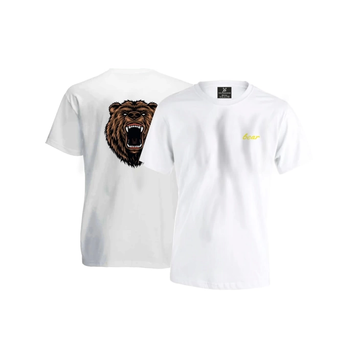 Big Bear Unisex T-shirt - Beyaz