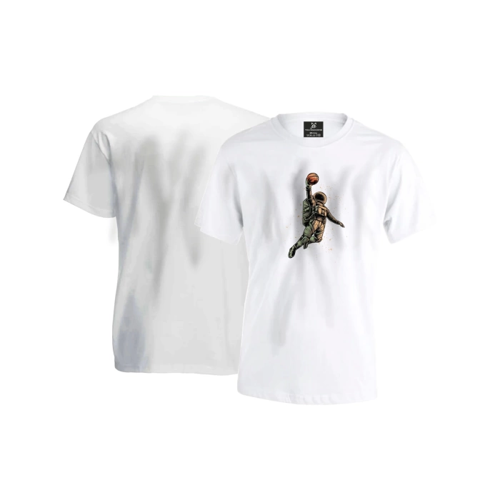 Space Dunk Unisex T-shirt - Beyaz