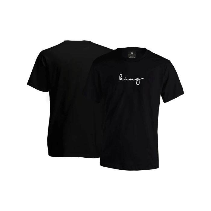 King Signature Unisex T-shirt - Siyah