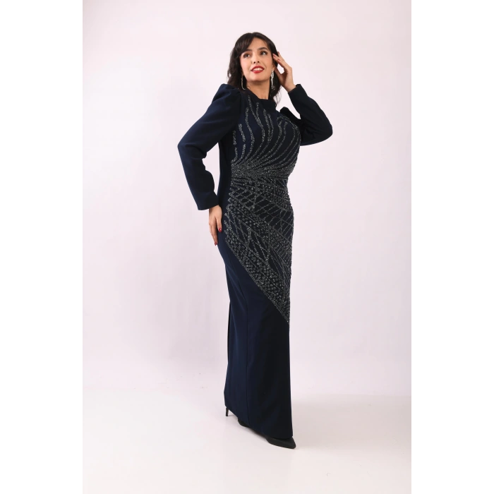 Gece Yarısı Senfonisi Abiye - Lacivert