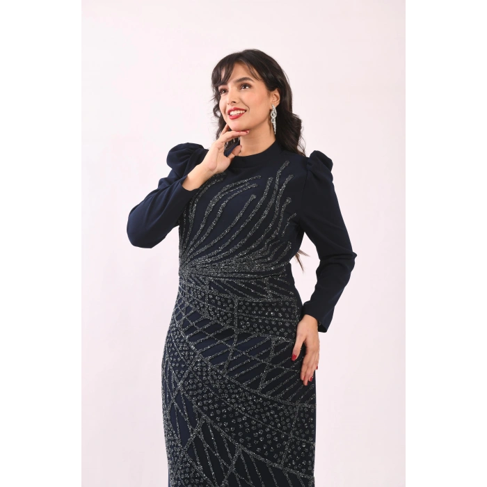 Gece Yarısı Senfonisi Abiye - Lacivert