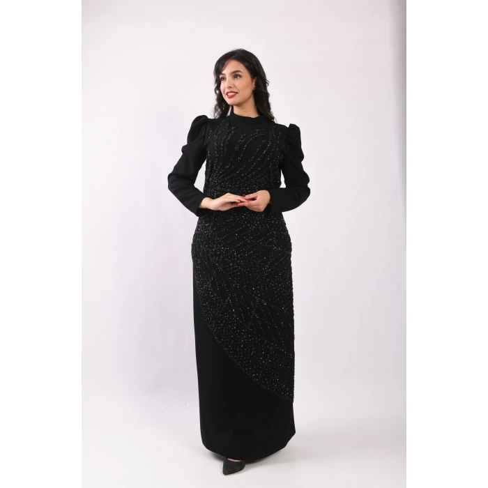 Gece Yarısı Senfonisi Abiye - Siyah