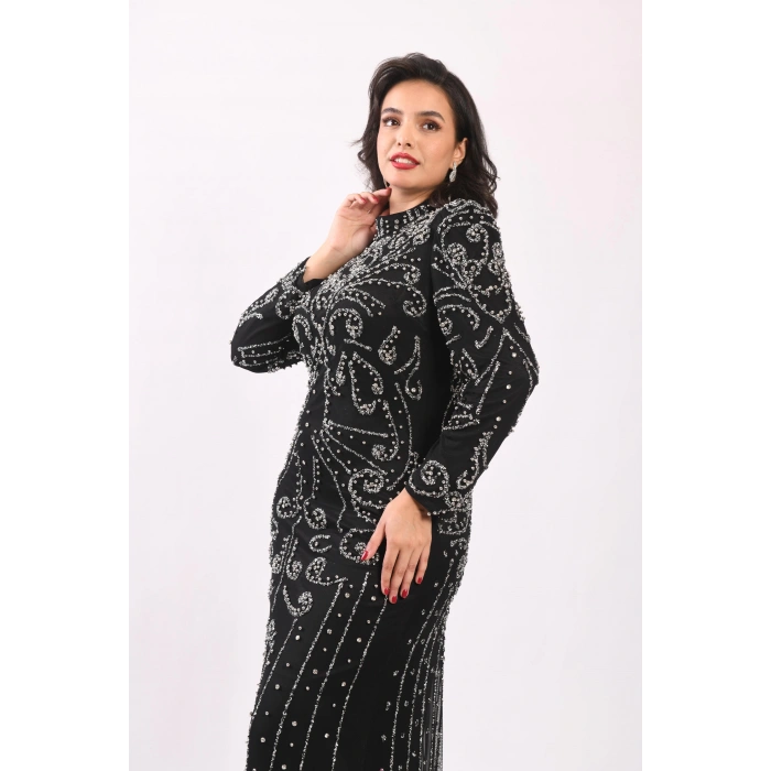 Hayalperestin Kanatları Elbise - Lacivert