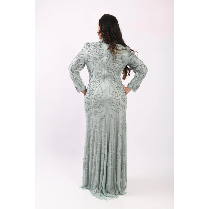 Hayalperestin Kanatları Elbise - Mint