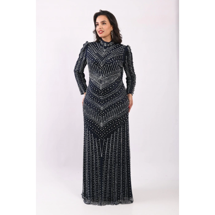 Lizbon Fısıltısı Abiye - Lacivert