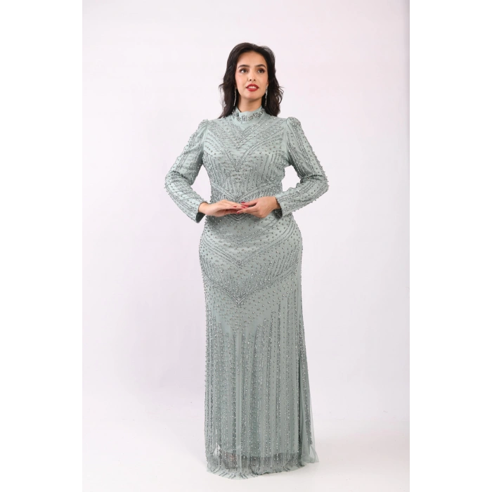 Lizbon Fısıltısı Abiye - Mint