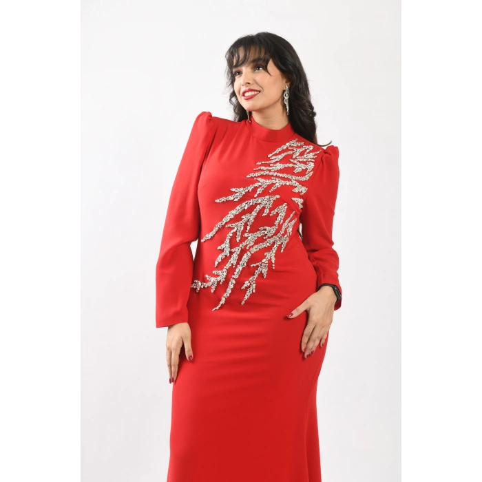 Atlantis Prensesi Abiye - Kırmızı