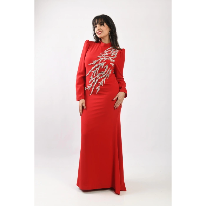 Atlantis Prensesi Abiye - Kırmızı