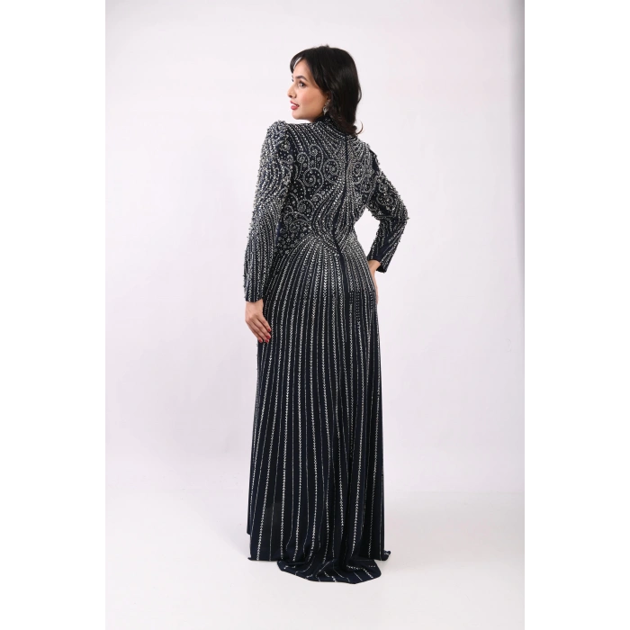 Deniz Kızı Parıltısı Abiye - Lacivert