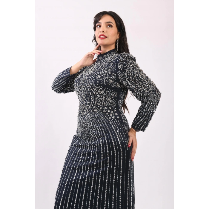 Deniz Kızı Parıltısı Abiye - Siyah