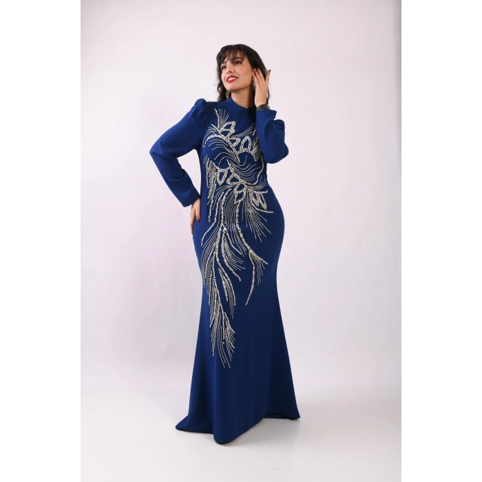 Ay Işığı Dansı Abiye - Mavi