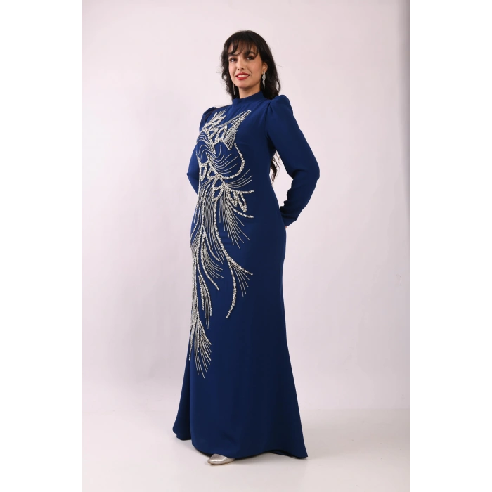 Ay Işığı Dansı Abiye - Mavi