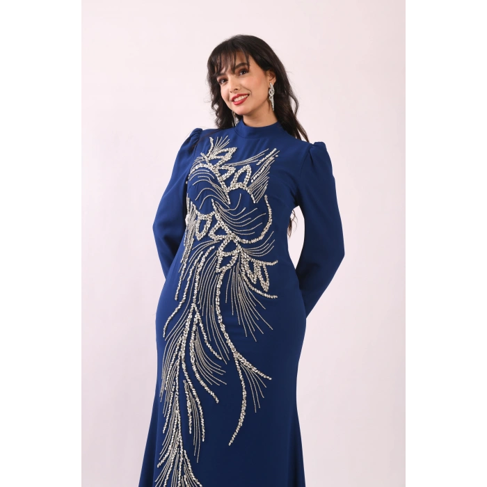 Ay Işığı Dansı Abiye - Mavi