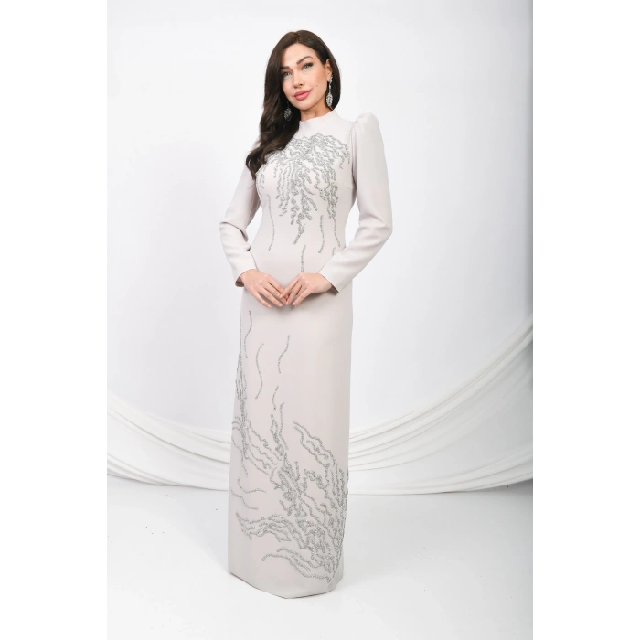 Zamansız Elegans Abiye - Taş