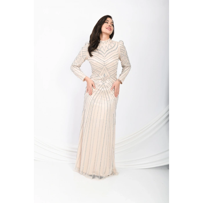 Sedef Parıltısı Abiye - Taş