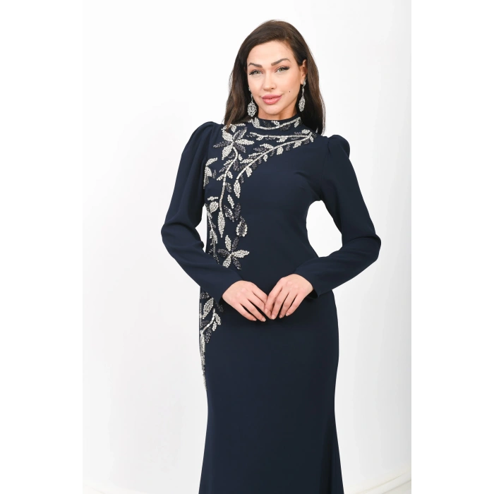Sultanın İncisi Balık Abiye - Siyah