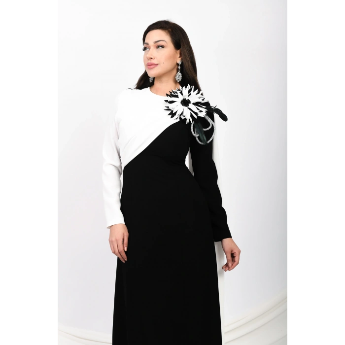 İki Yakanın Hikayesi Abiye - Siyah