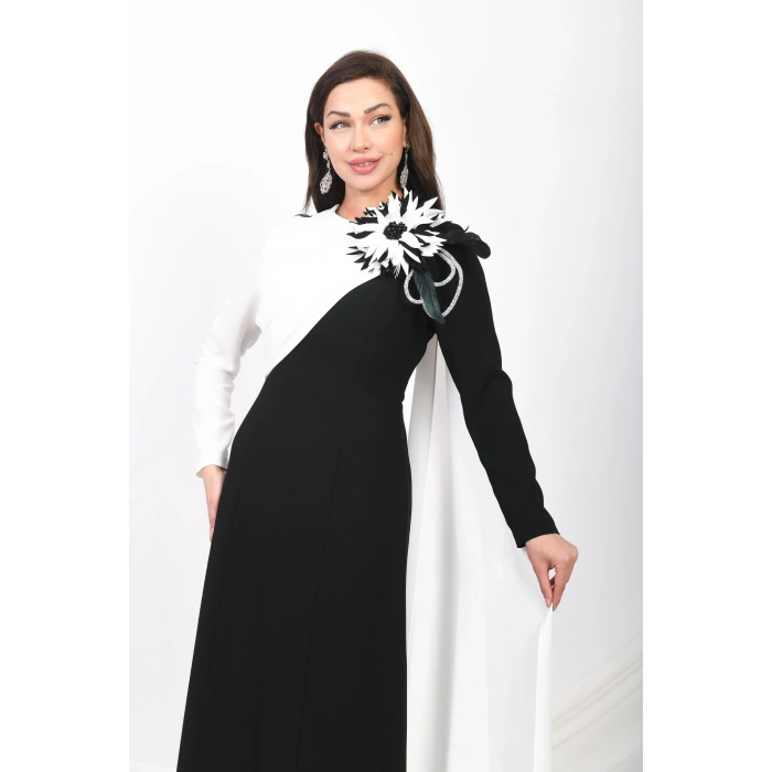 İki Yakanın Hikayesi Abiye - Siyah