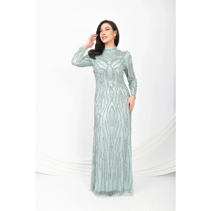 Seraphina Tül Abiye - Mint