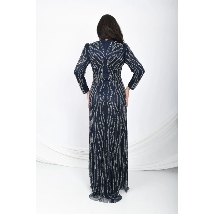 Seraphina Tül Abiye - Lacivert