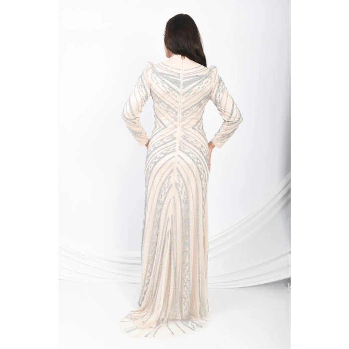 Leylak Rüyası Dokunuşu Abiye - Taş