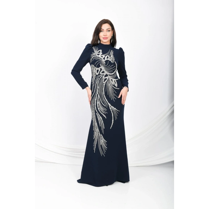 Ay Işığı Dansı Abiye - Lacivert