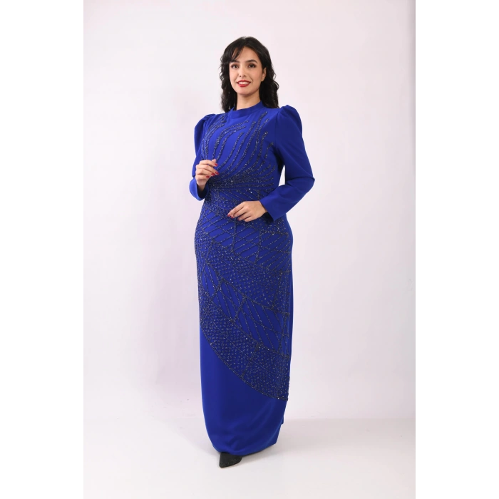 Gece Yarısı Senfonisi Abiye - Mavi