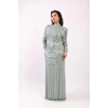 Hayalperestin Kanatları Elbise - Mint