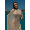 TAŞLI ZARİF TÜL TESETTÜR ABİYE - MİNT