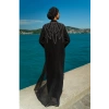 TAŞLI ZARİF TESETTÜR ABAYA - SİYAH