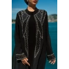TAŞLI ZARİF TESETTÜR ABAYA - SİYAH
