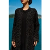 TAŞLI ZARİF TESETTÜR ABAYA - SİYAH