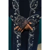 TAŞLI ZARİF TESETTÜR ABAYA - LACİVERT
