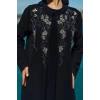 UZUN TAŞLI ZARİF TESETTÜR ABAYA-LACİVERT