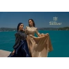 UZUN TAŞLI ZARİF TESETTÜR ABİYE-Kahverengi